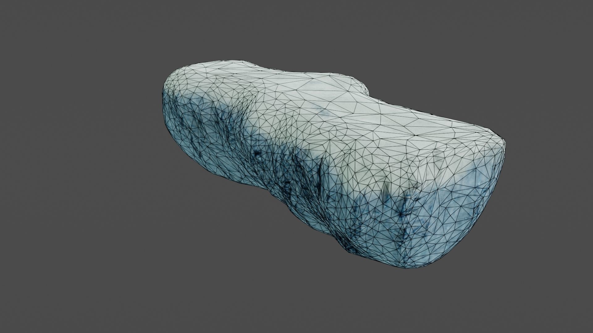 Iceberg ice block Low-poly 3D model_30