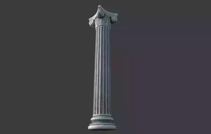 Game Art Corinthian Roman Column 