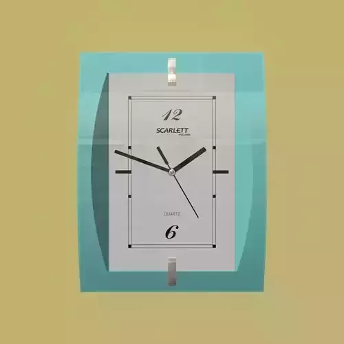 Wall clock 3D model