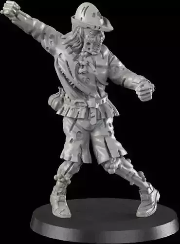 Medieval Zombie 3 3D print model