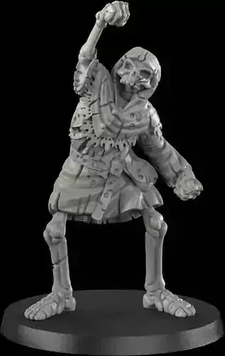 Medieval skeleton 2 3D print model