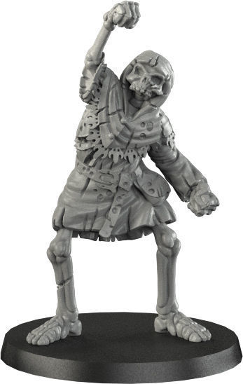 Medieval skeleton 2 3D print model_1