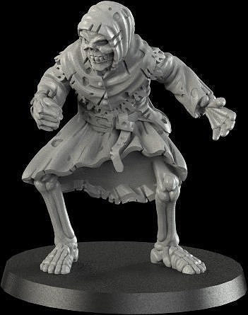 Medieval Skeleton 3 3D print model