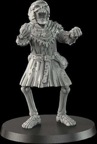 Medieval Skeleton 4 3D print model