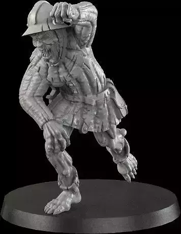 Medieval Ghoul 1 3D print model