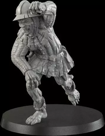 Medieval Ghoul 1 3D print model_0