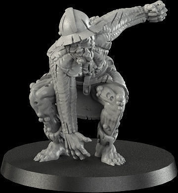 Medieval ghoul 2 3D print model
