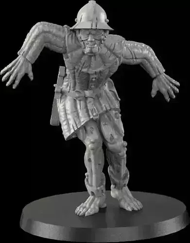 Medieval Ghoul 4 3D print model