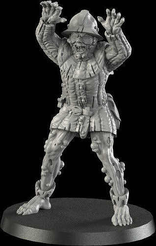 Medieval ghoul 3 3D print model