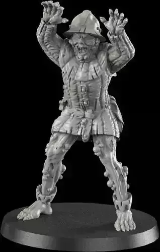Medieval ghoul 3 3D print model