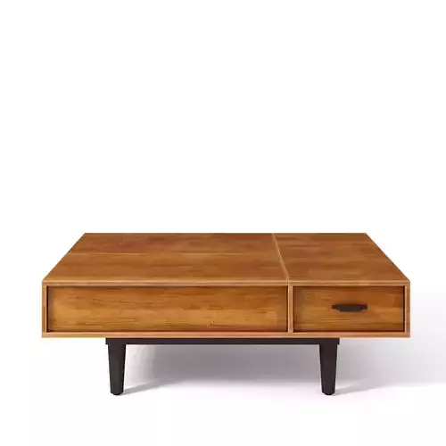 LARS WEST ELM Mid Century coffee table with storage