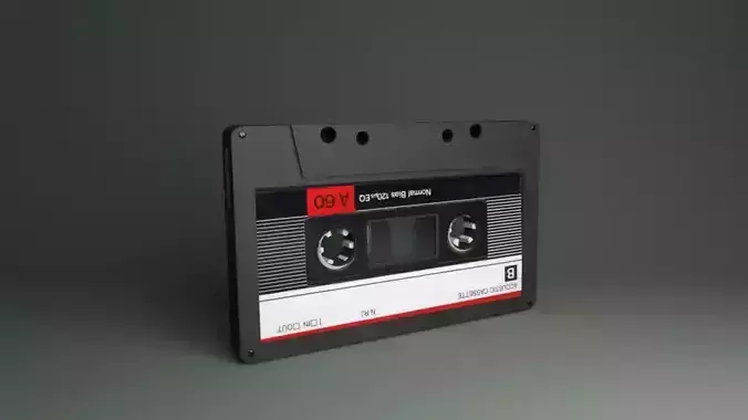 Tape Cassette 3 d