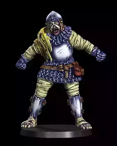 Medieval Mummy 1 3D print model