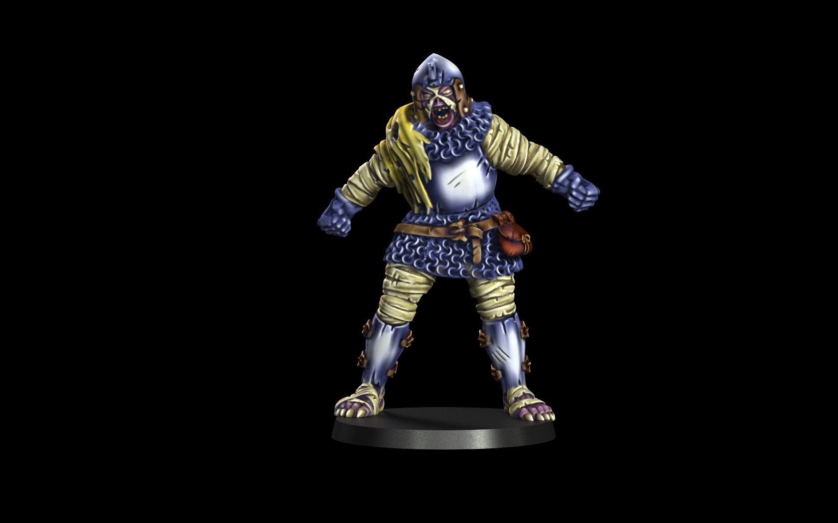 Medieval Mummy 1 3D print model_5