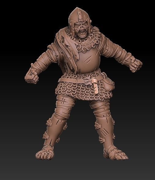 Medieval Mummy 1 3D print model_3
