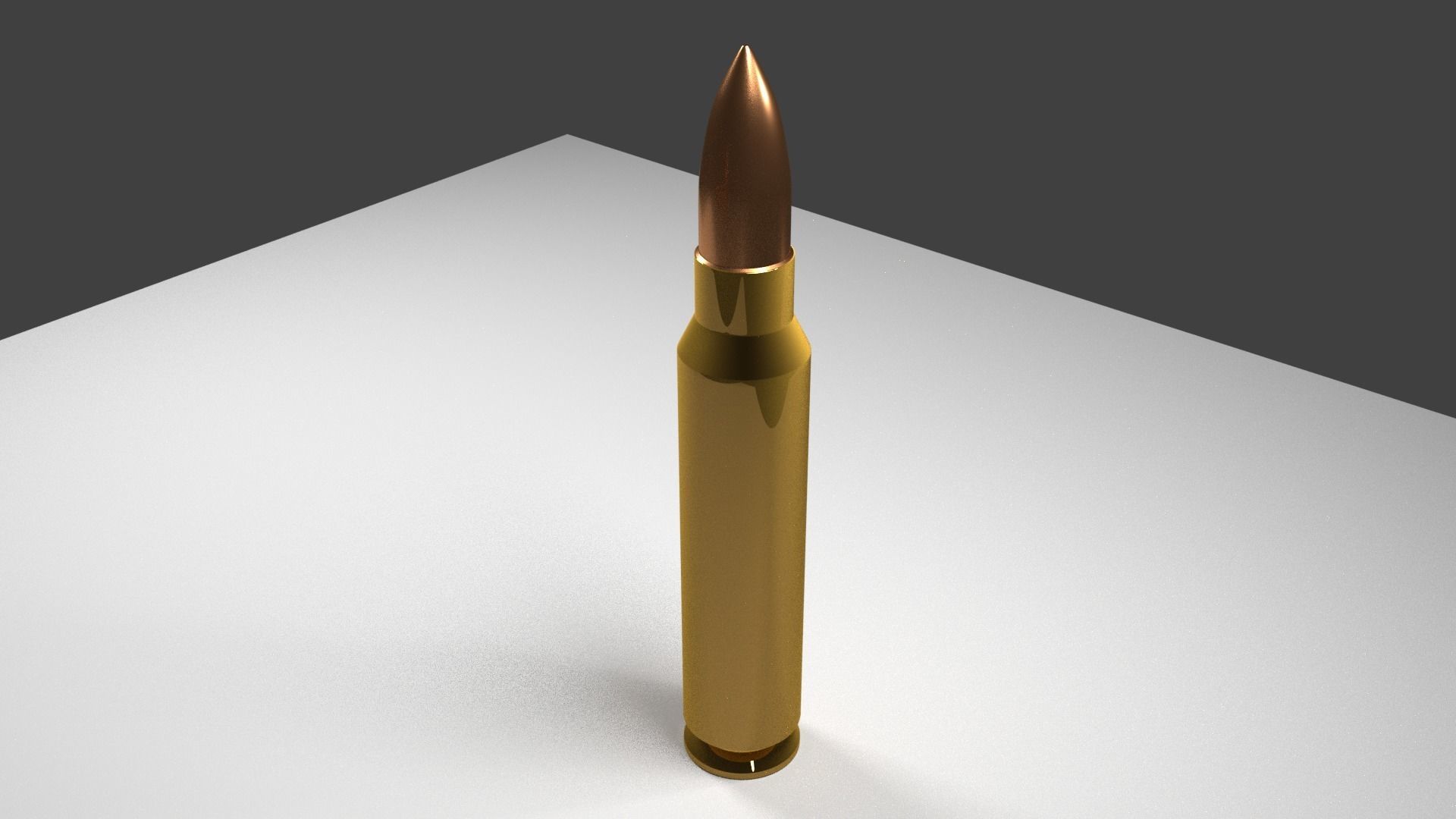 Simples bullets for shotgun 3D model_1