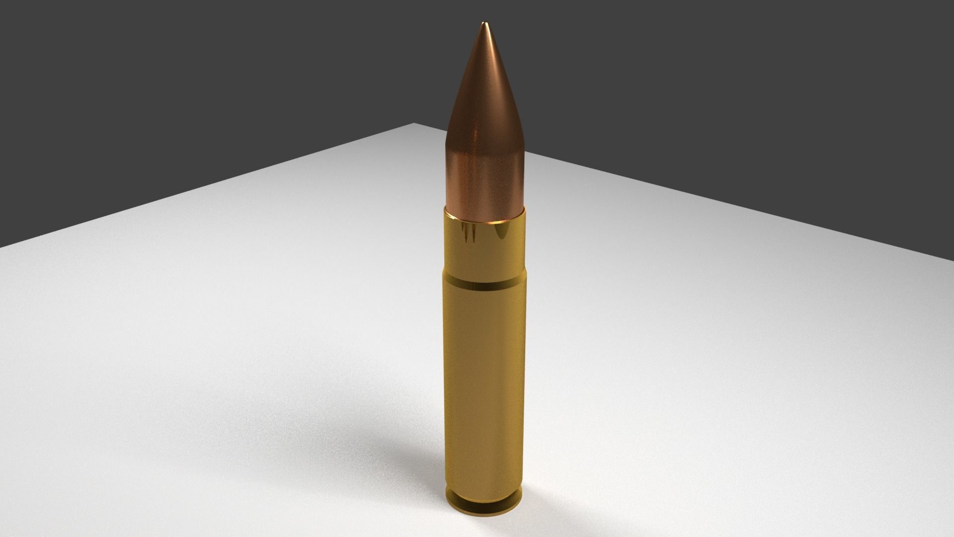 Simples bullets for shotgun 3D model_2
