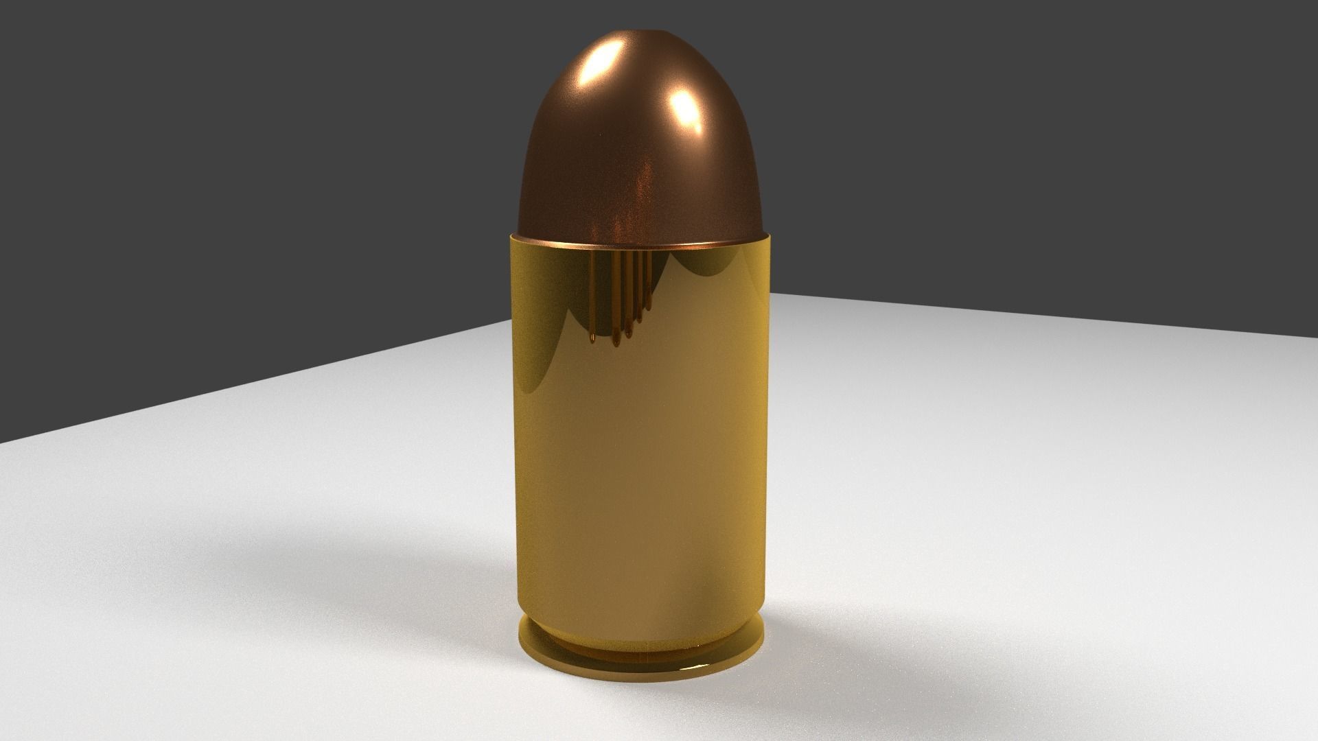 Simples bullets for shotgun 3D model_5