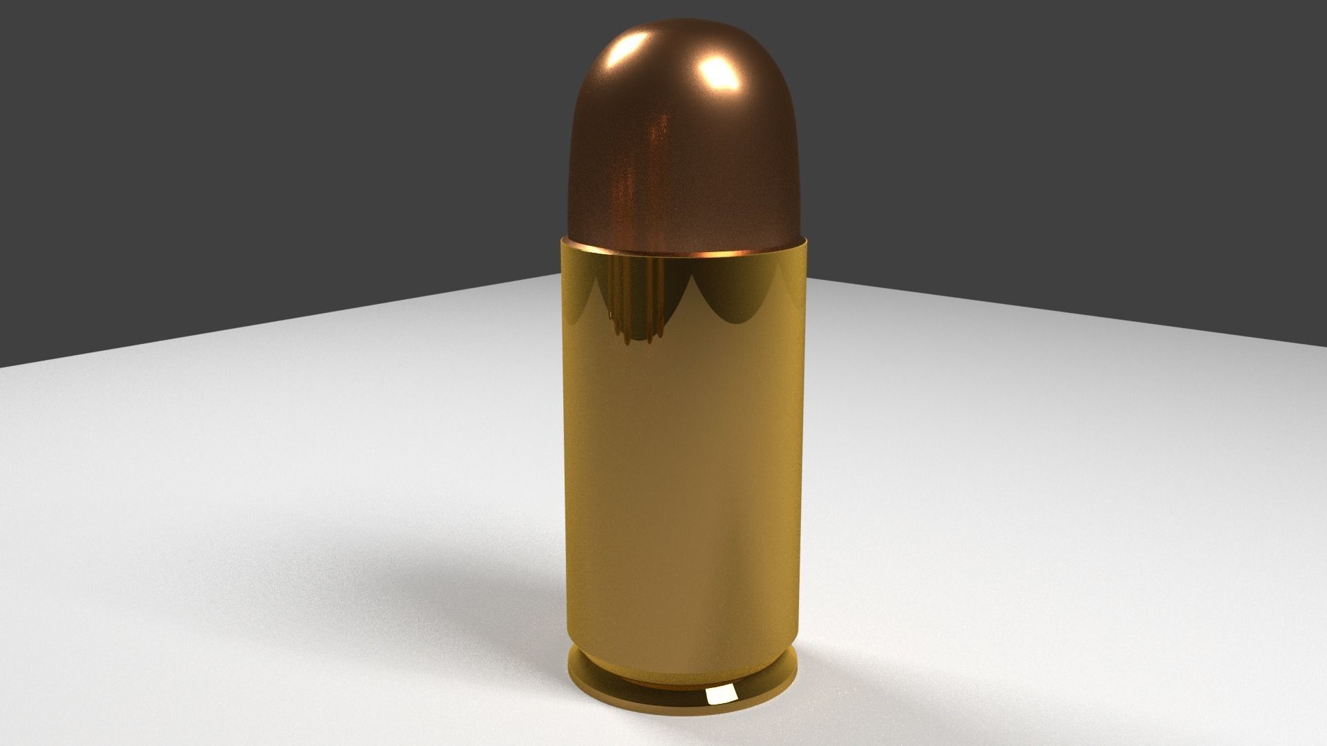 Simples bullets for shotgun 3D model_3