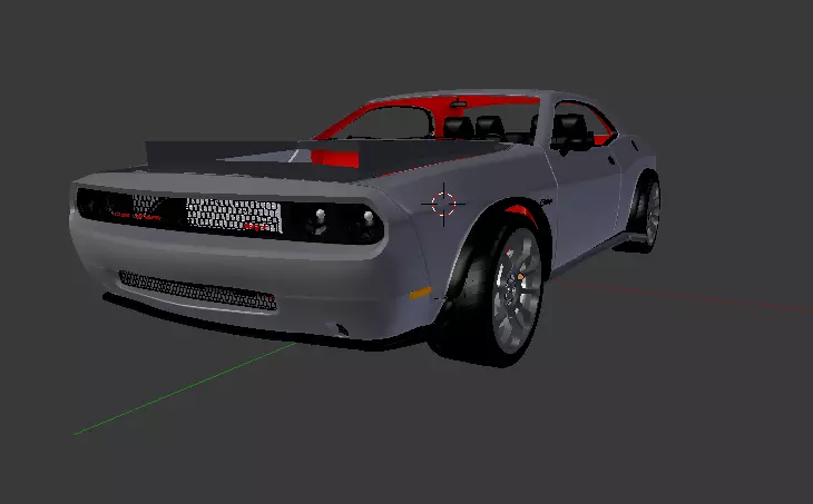 2012 Dodge Challenger SRT8 SRT Demon Concept Free 3D model