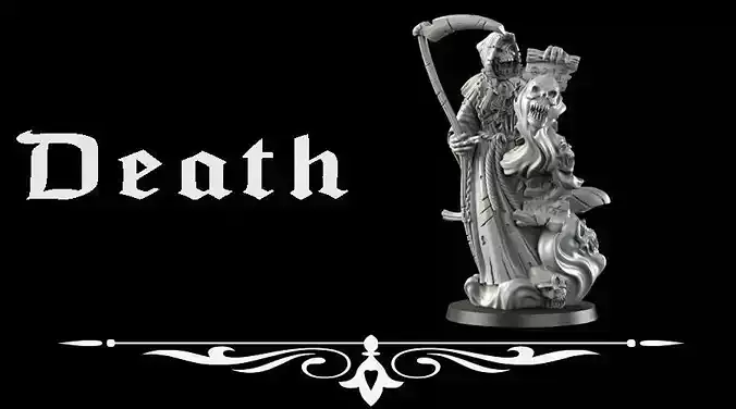 Death-fantasy football coach 3D print model