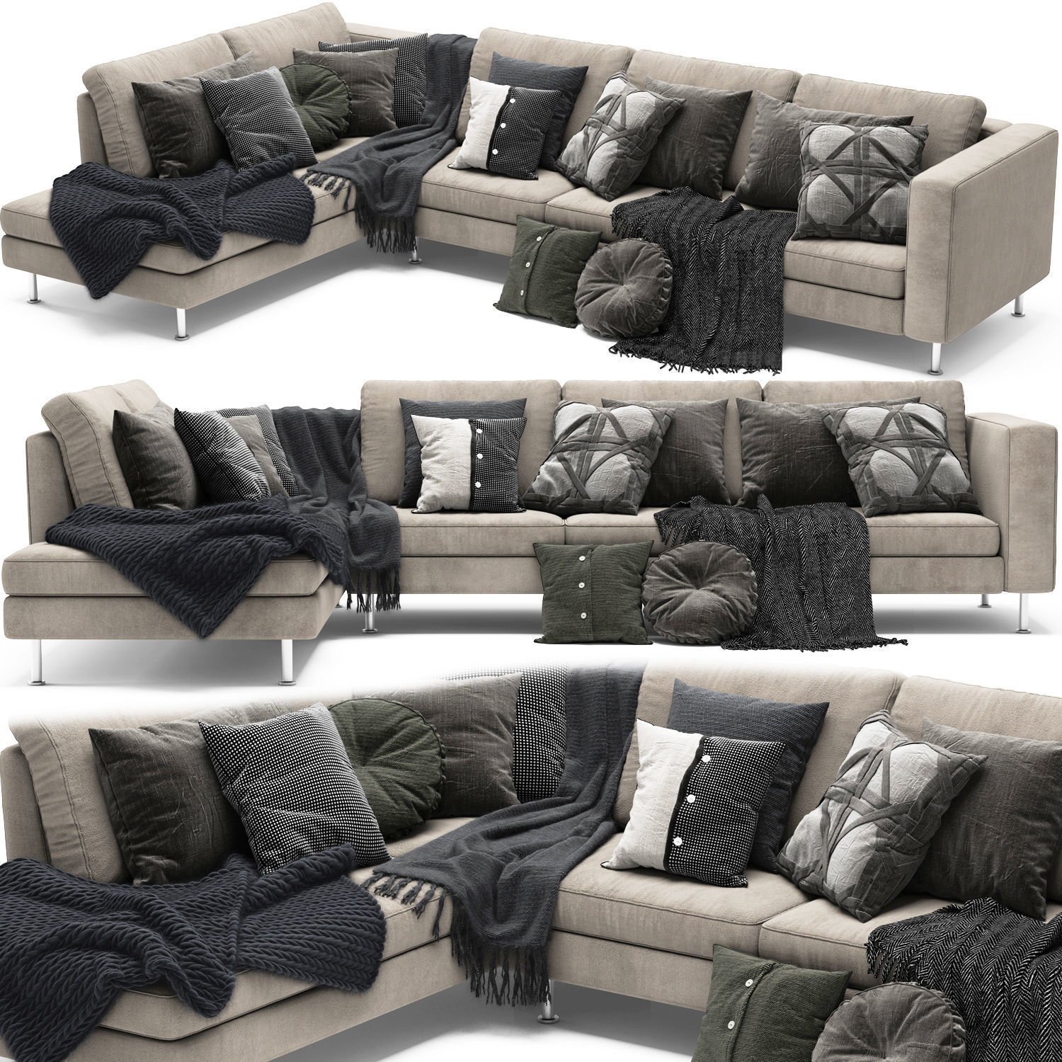 Sofa Collection 02 - 10 Items 3D model_19