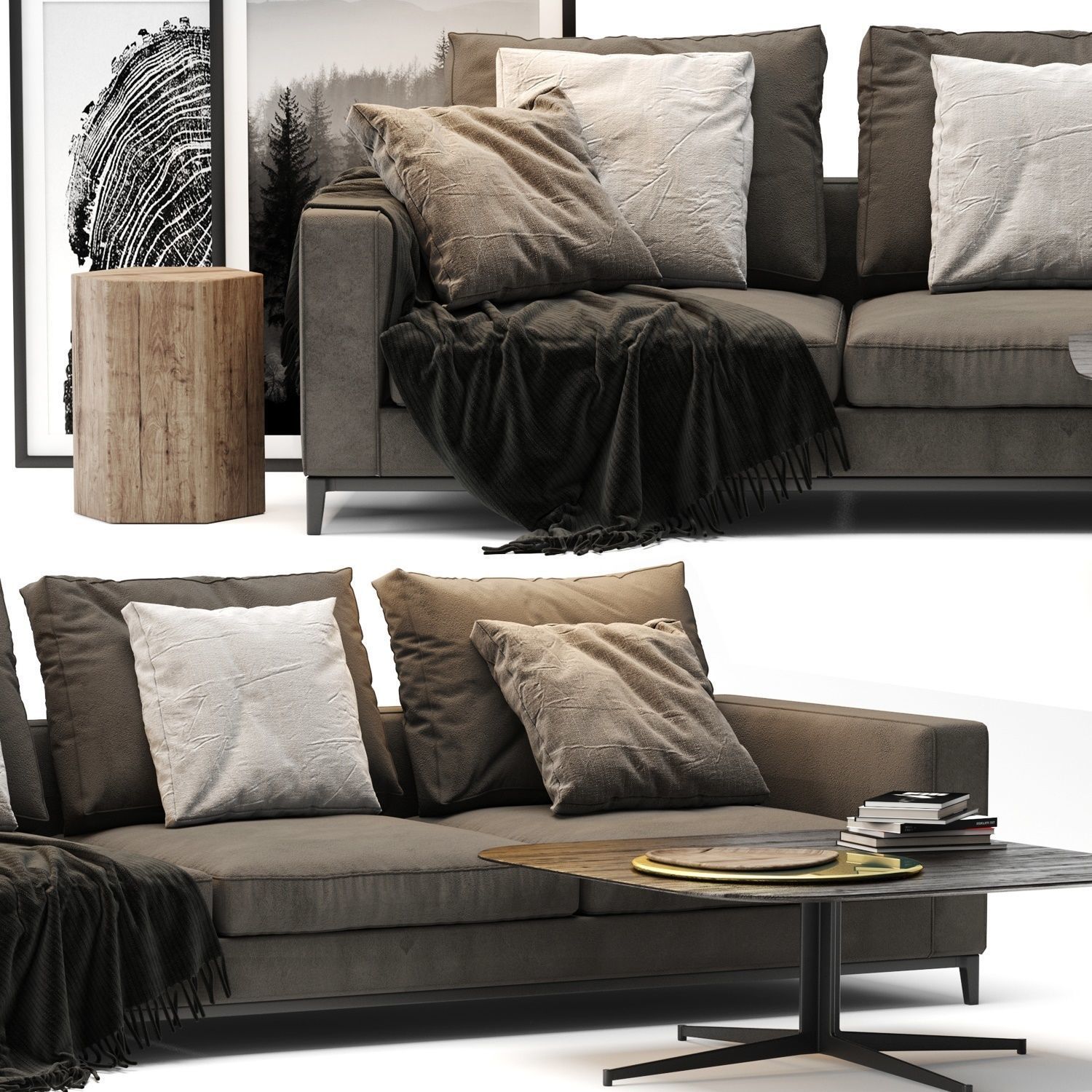 Sofa Collection 02 - 10 Items 3D model_2