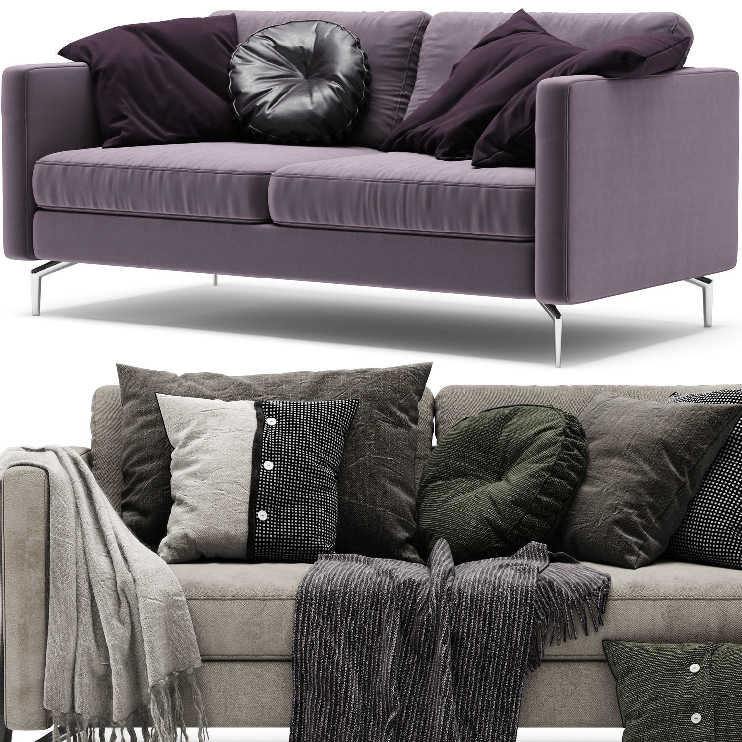 Sofa Collection 02 - 10 Items 3D model_26