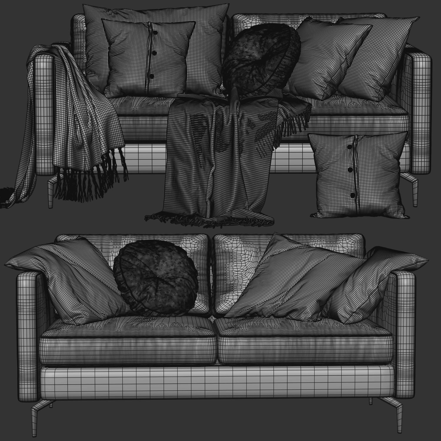 Sofa Collection 02 - 10 Items 3D model_27