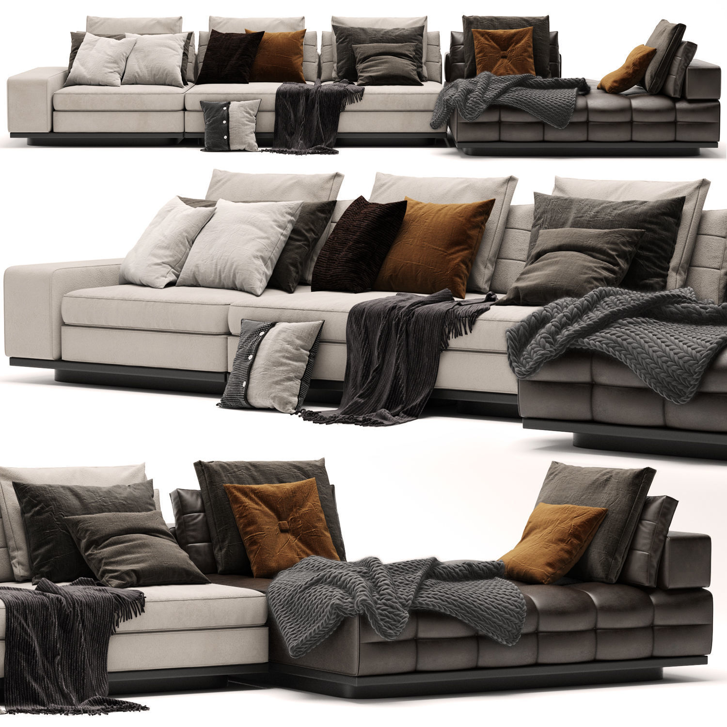 Sofa Collection 02 - 10 Items 3D model_16