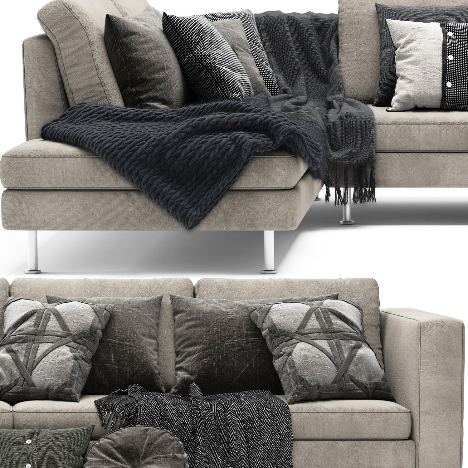 Sofa Collection 02 - 10 Items 3D model_20