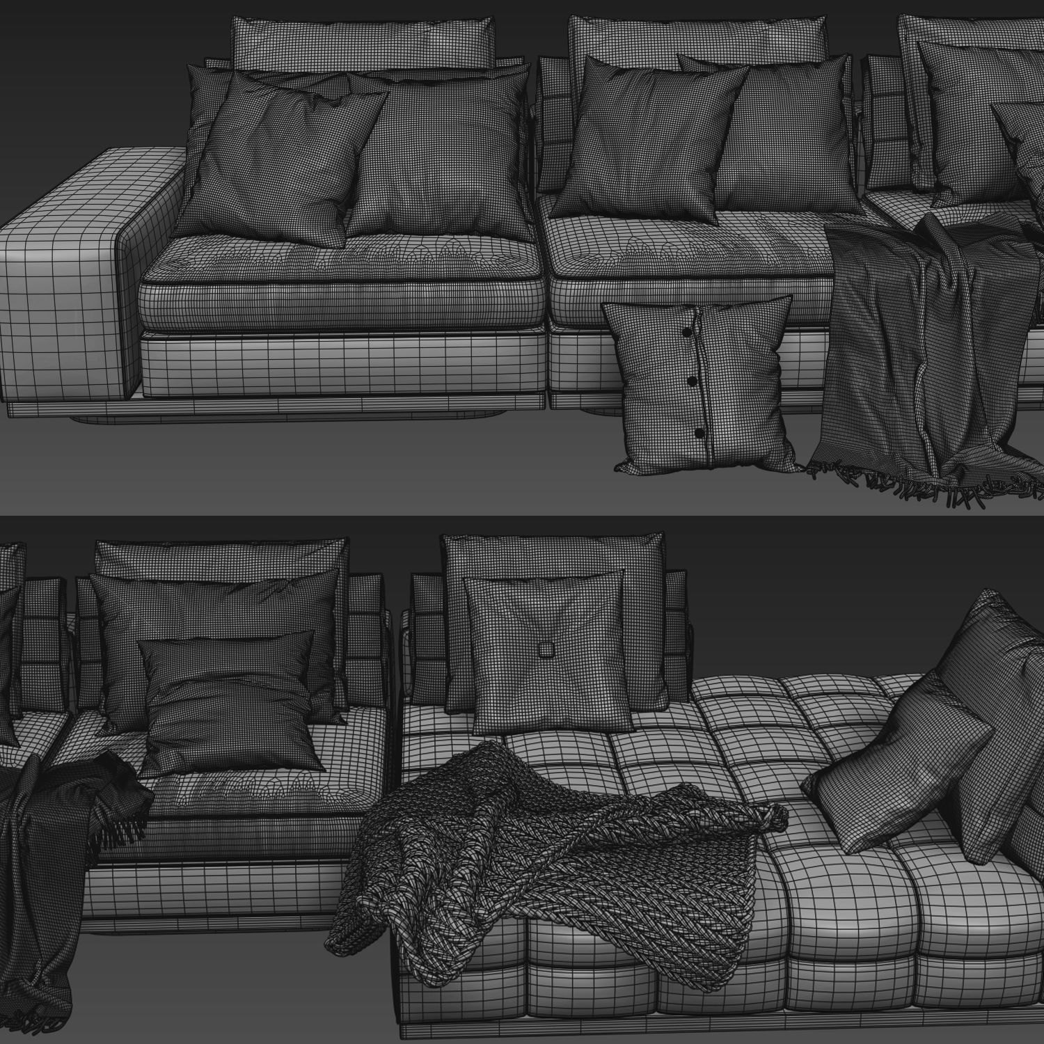 Sofa Collection 02 - 10 Items 3D model_18