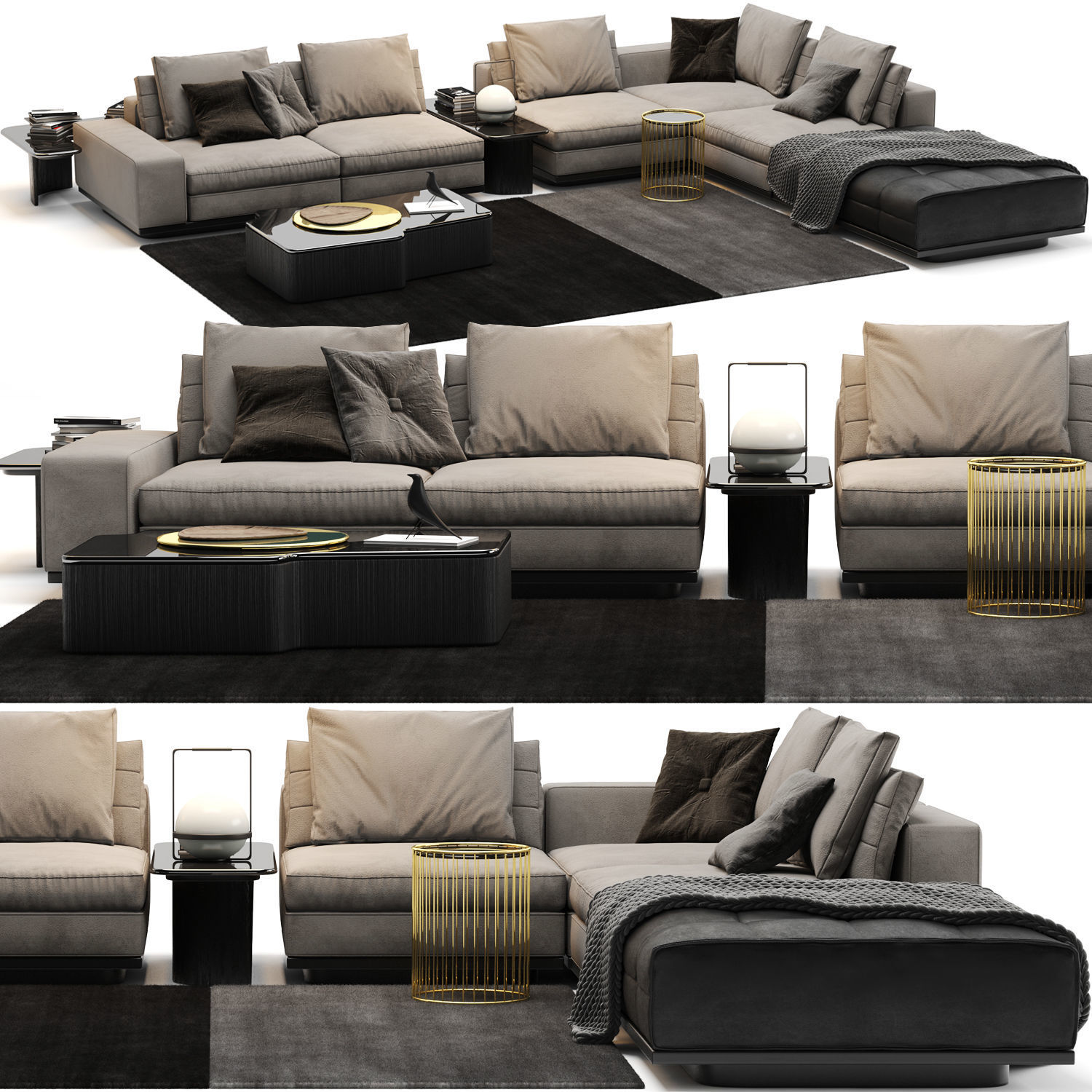 Sofa Collection 02 - 10 Items 3D model_10
