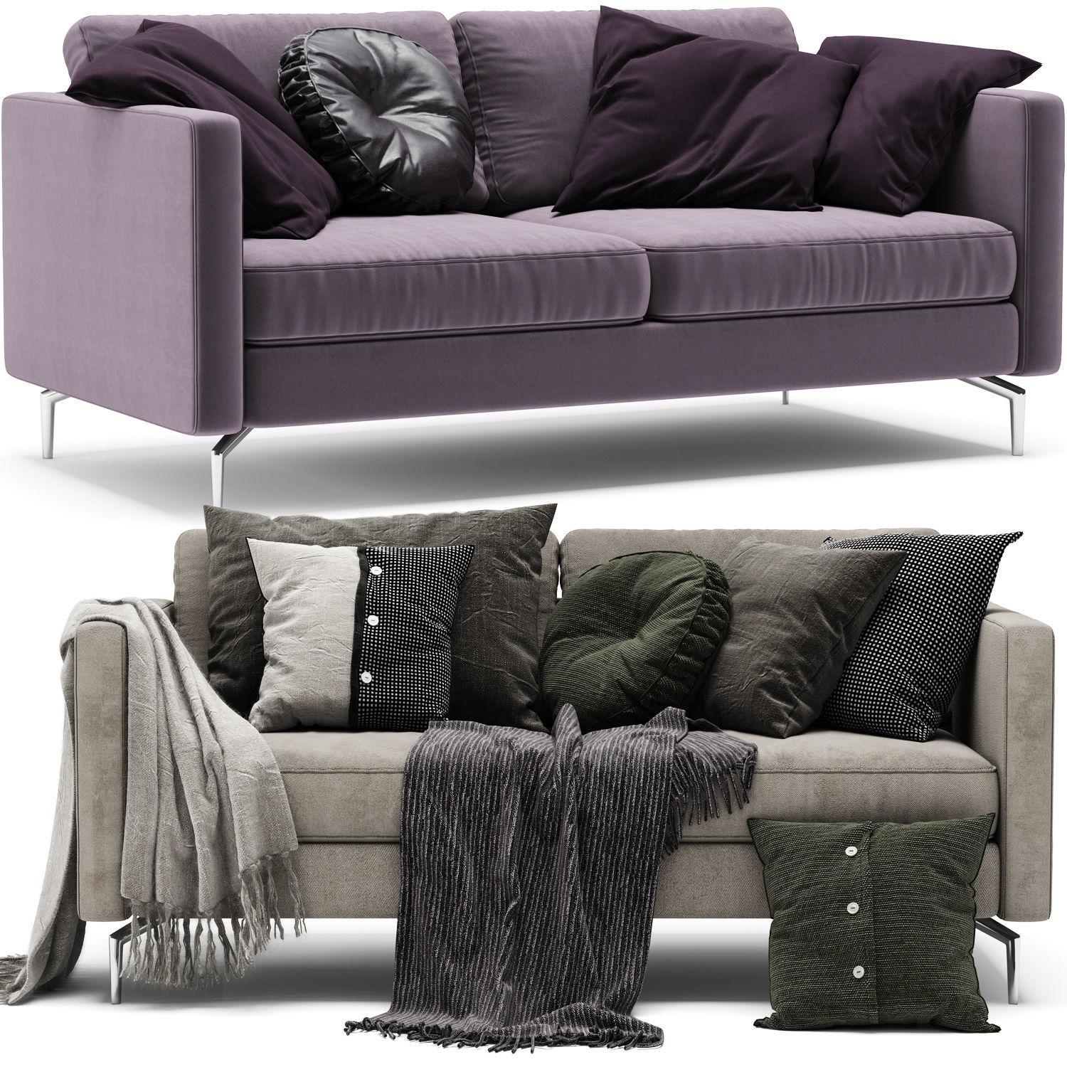 Sofa Collection 02 - 10 Items 3D model_25