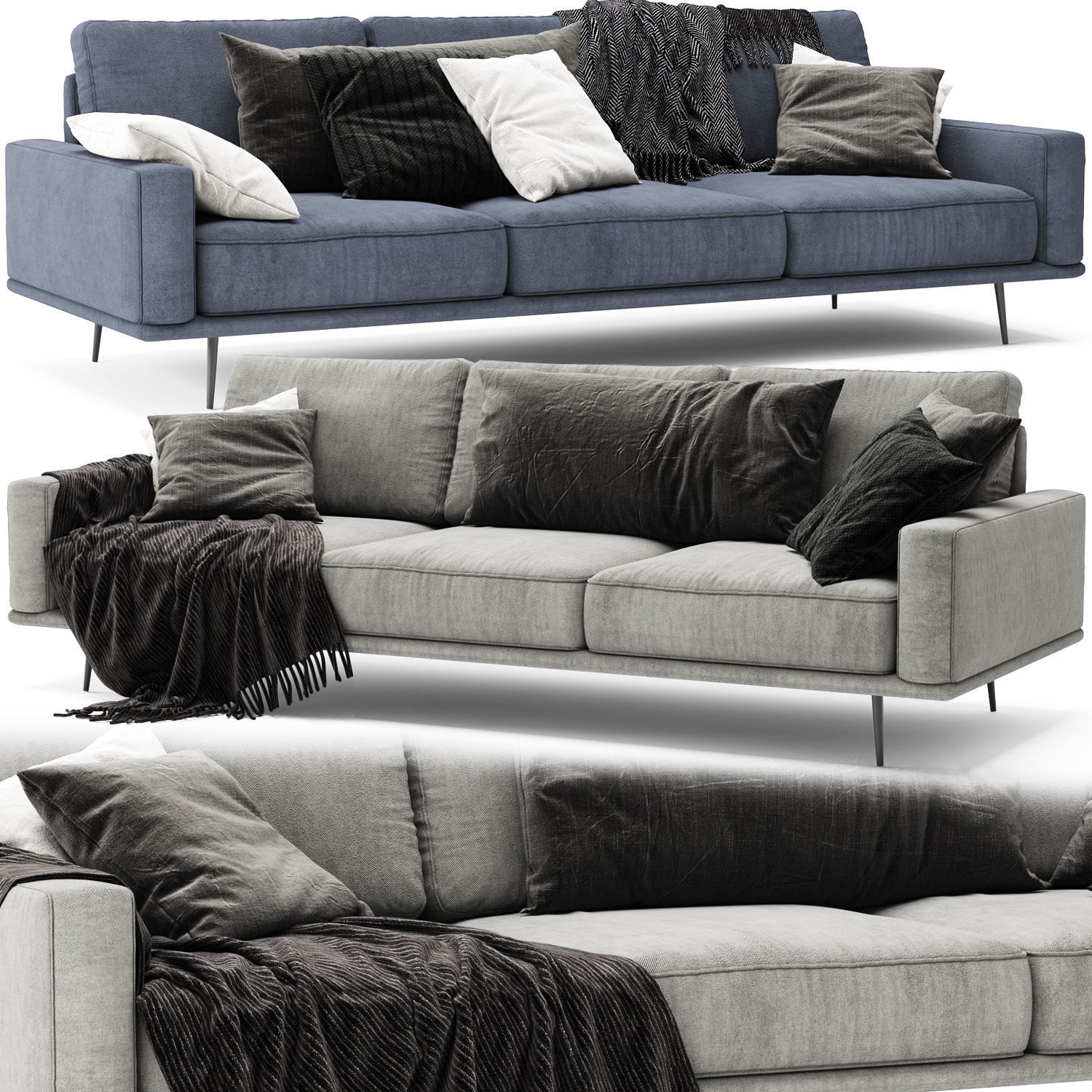 Sofa Collection 02 - 10 Items 3D model_28