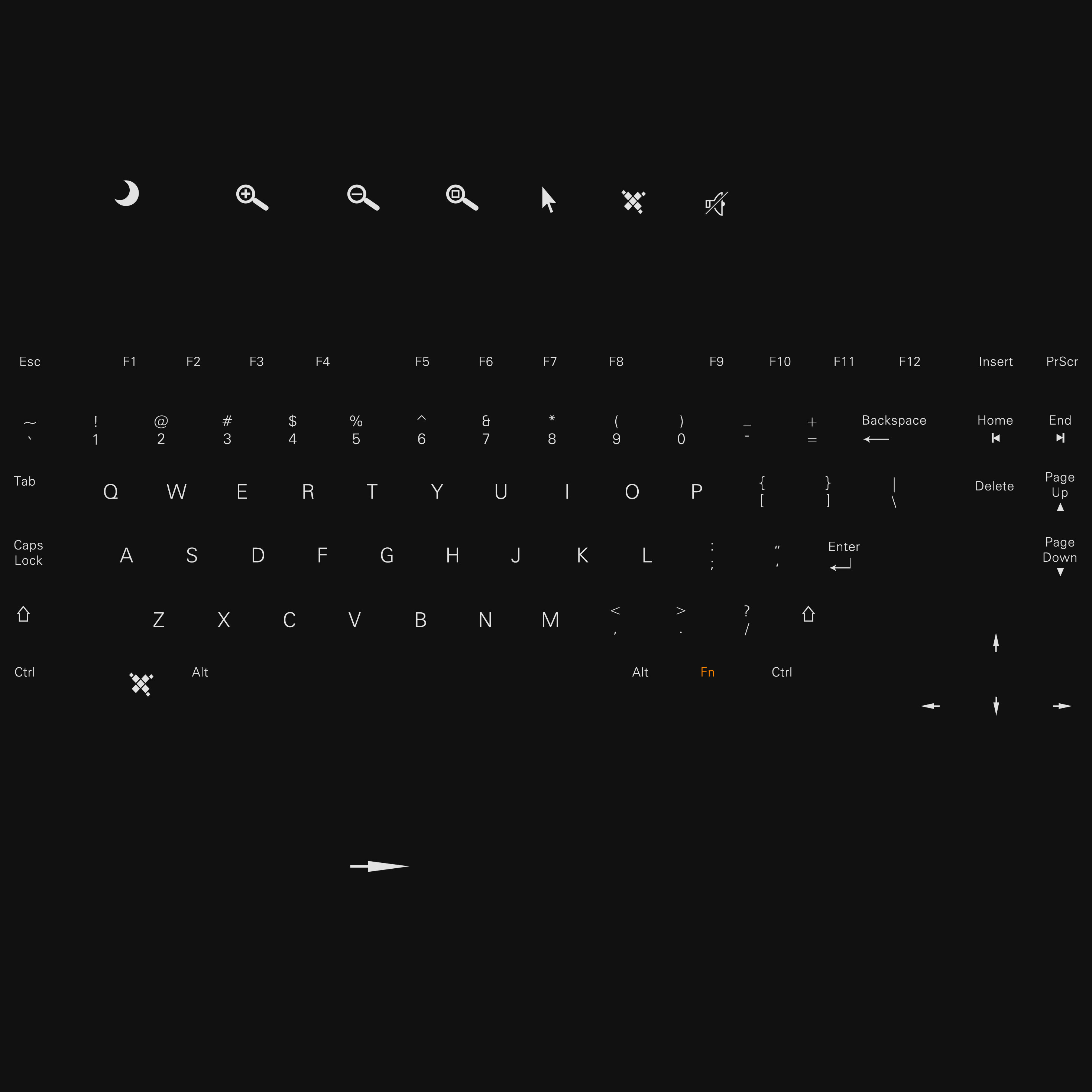 CGAxis Keyboard with Mouse 3D model_1