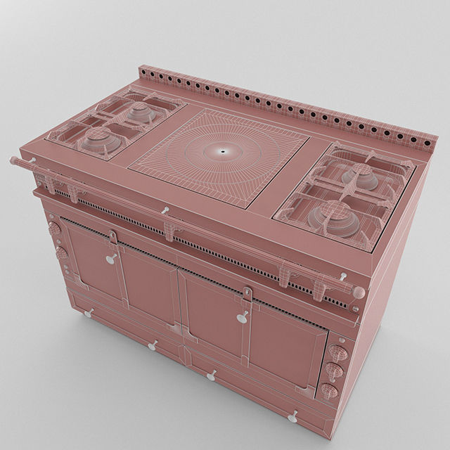 La Cornue Chateau 120 3D model_13