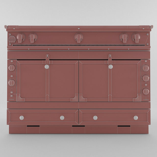 La Cornue Chateau 120 3D model_12
