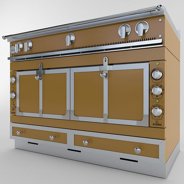 La Cornue Chateau 120 3D model_4