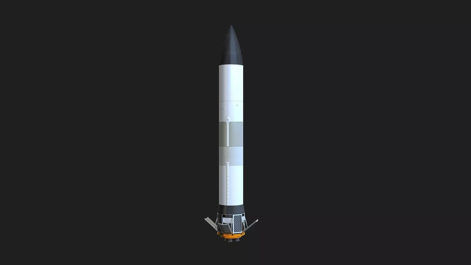 Stars-4 Missile 3D model