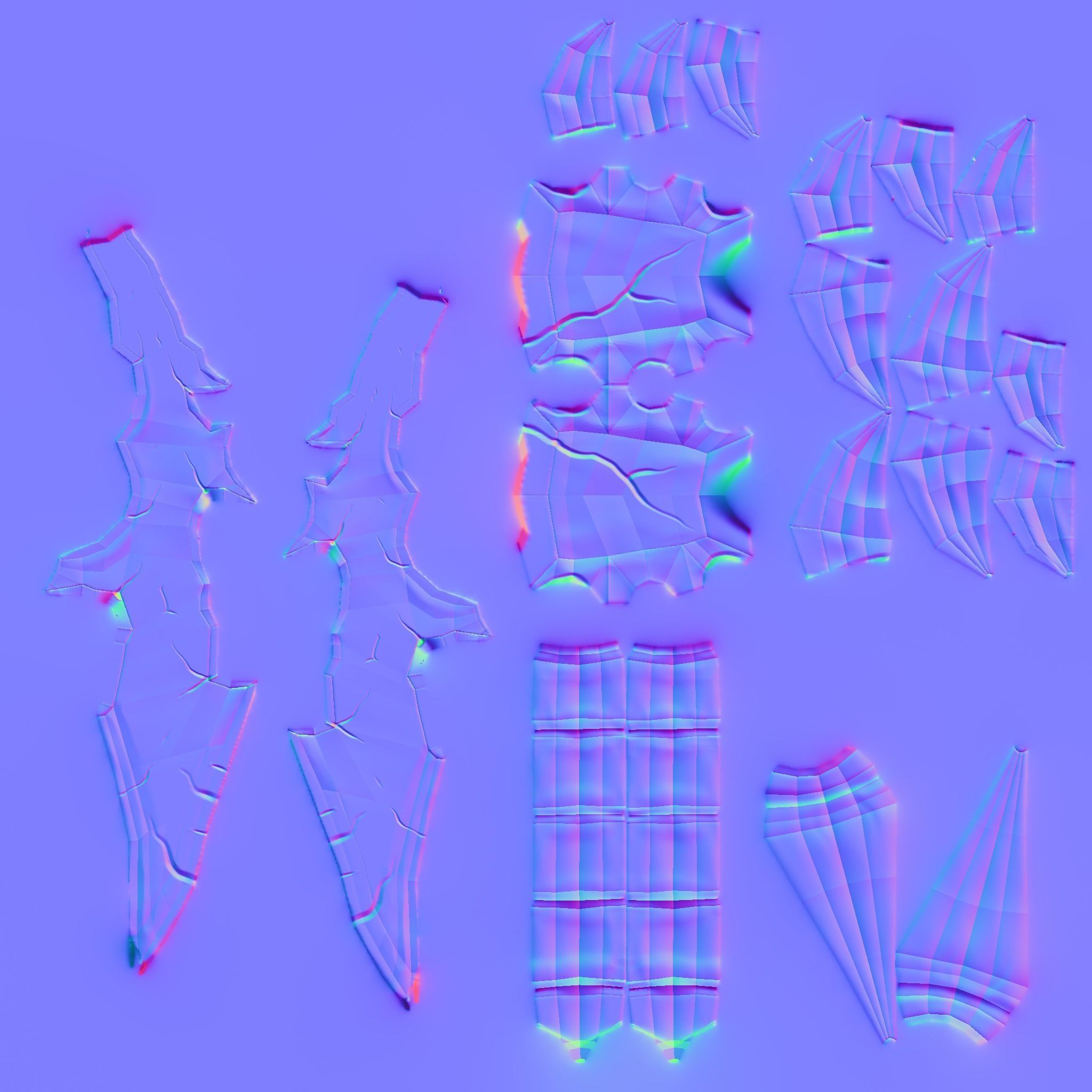 Sword Low-poly 3D model_3