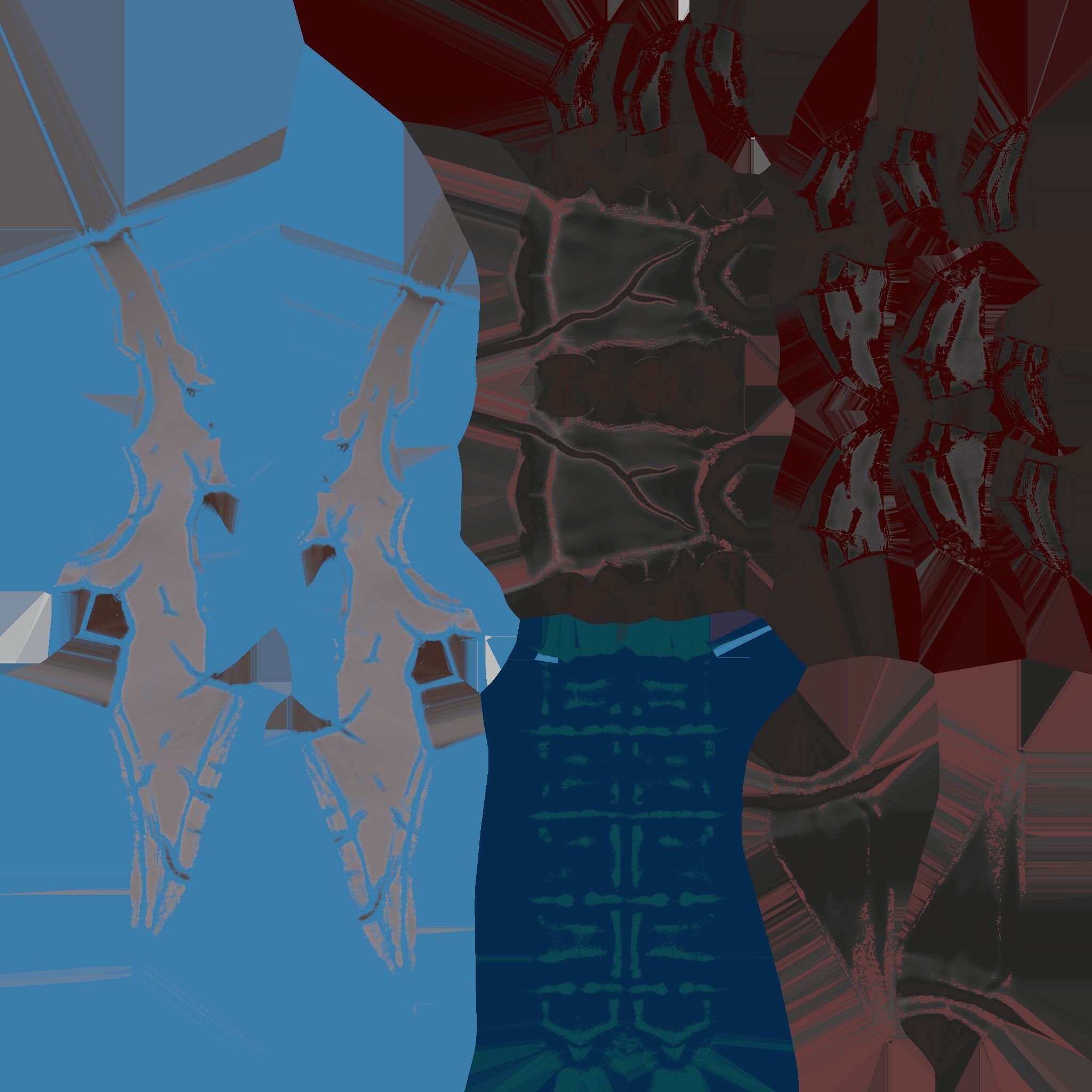 Sword Low-poly 3D model_1