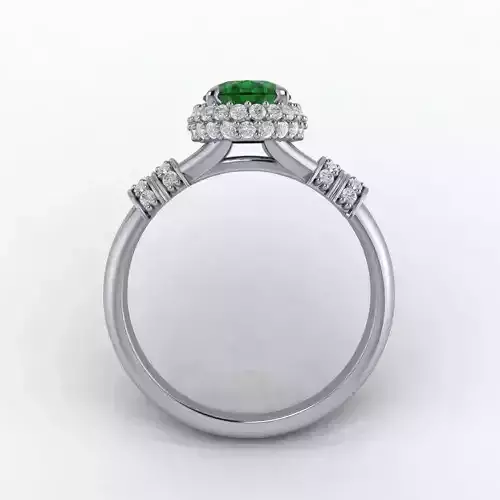 Diamond ring oval