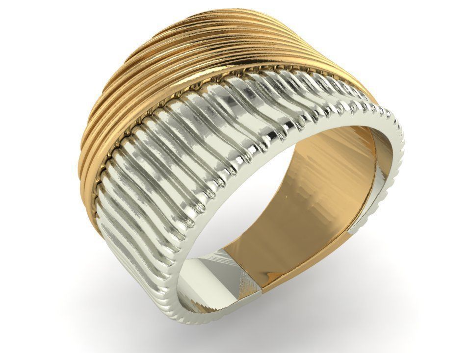 fashion ring 3D print model_5