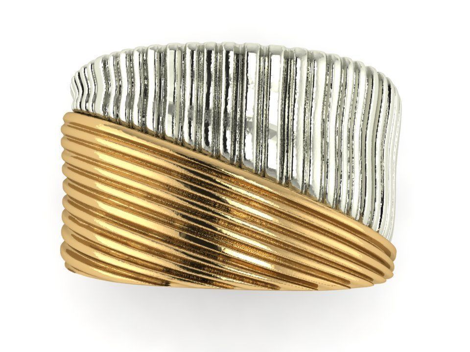 fashion ring 3D print model_4