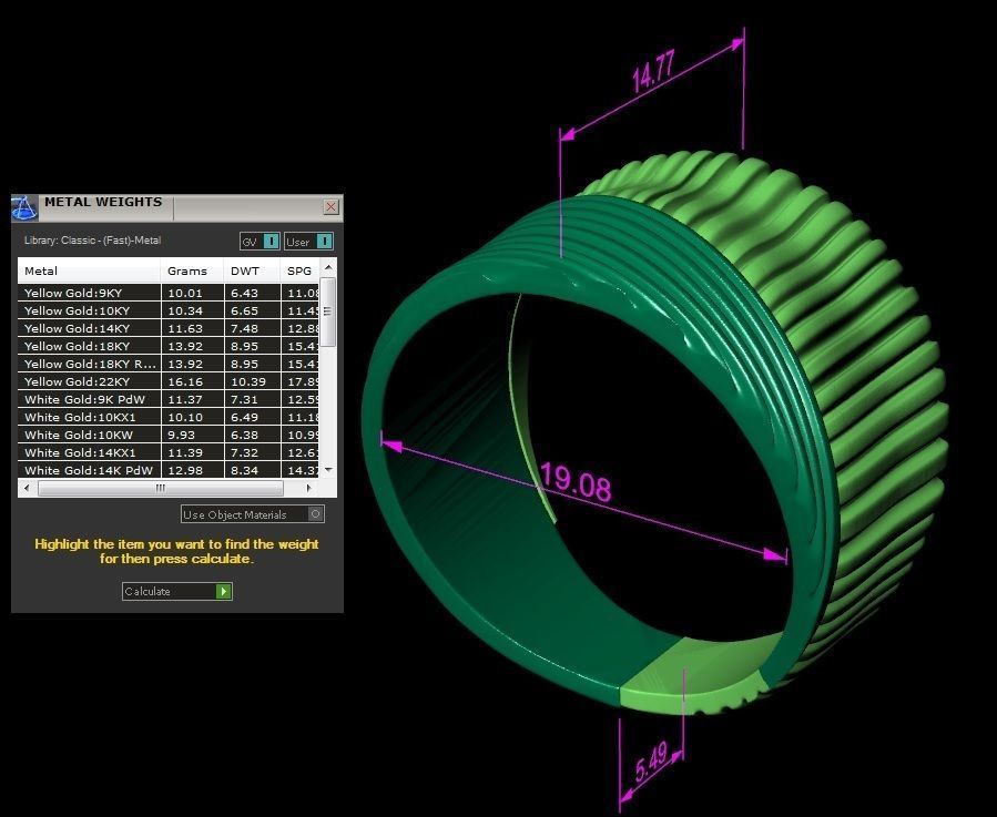 fashion ring 3D print model_6