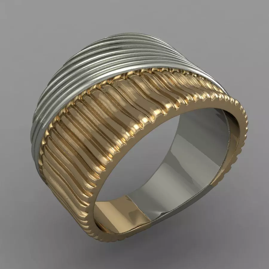 fashion ring 3D print model_0