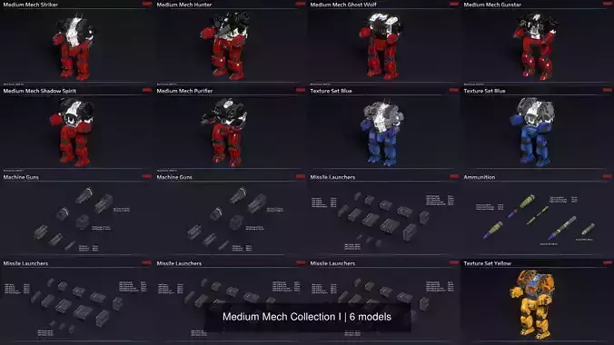 Medium Mech Collection I