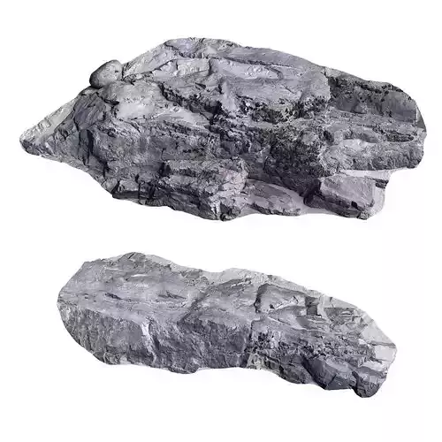 Altay Rock scan 2 Low-poly 3D model