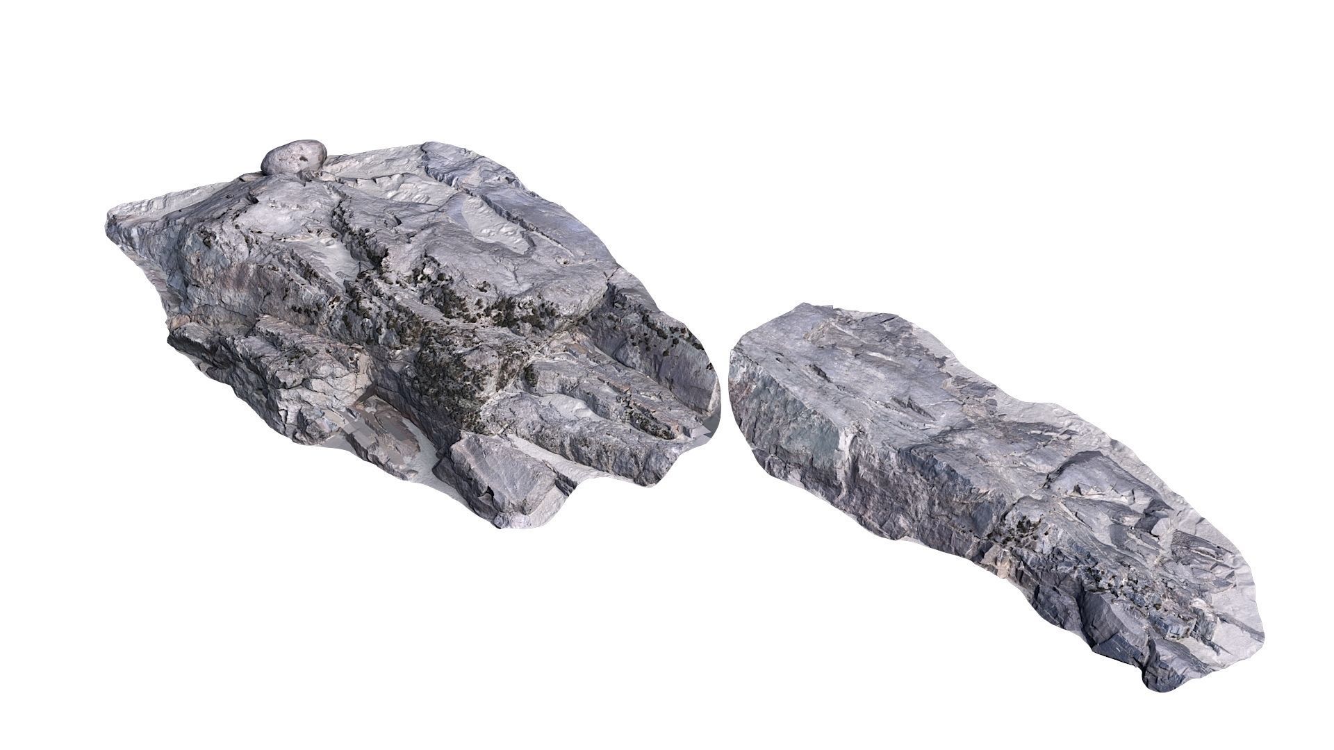 Altay Rock scan 2 Low-poly 3D model_9
